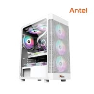 PC Power PG-H350 WH Icy Mesh ATX Mid Tower Gaming Casing