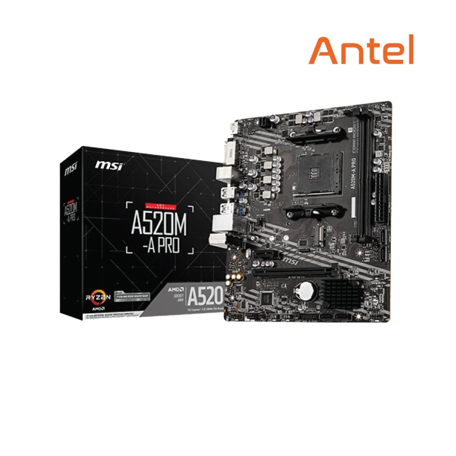 MSI A520M-A PRO AM4 AMD ATX Motherboard