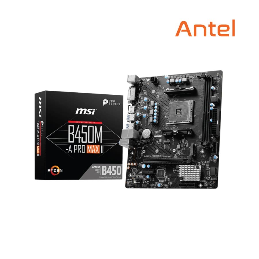 MSI B450M-A PRO MAX II AMD AM4 Motherboard