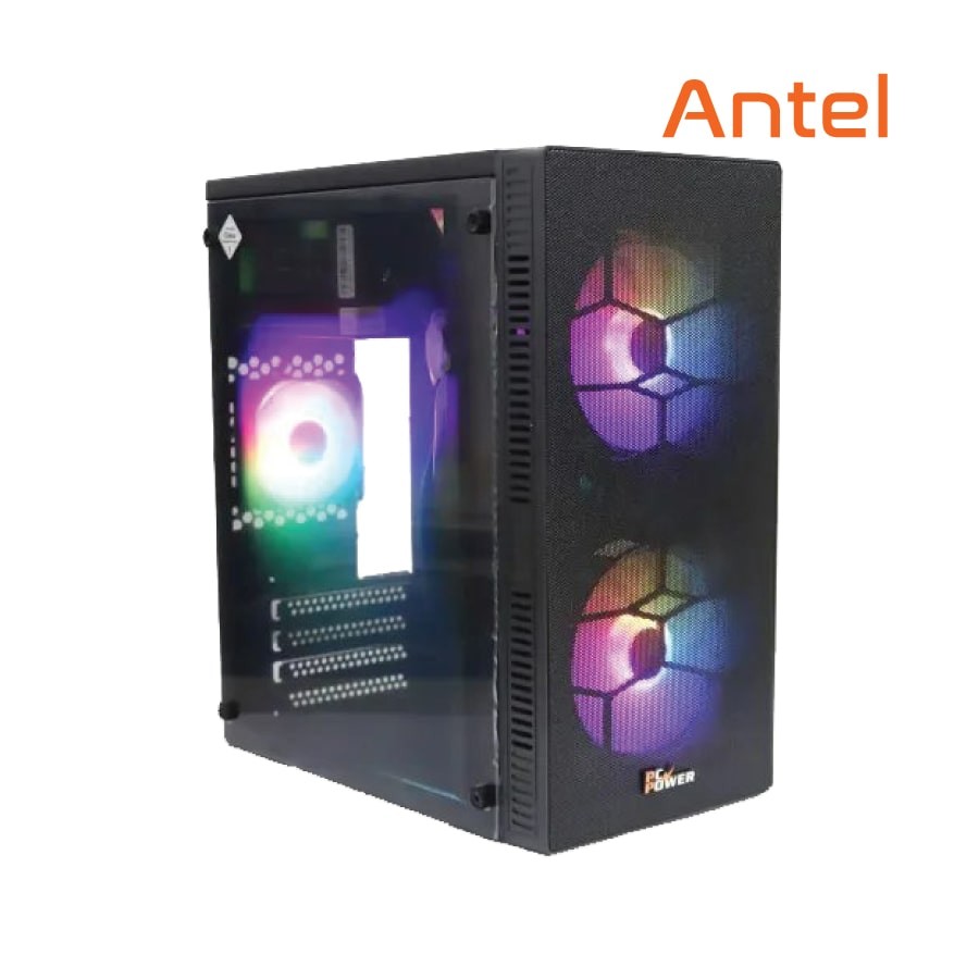 PC Power PP-X2603 BK Web Mesh mAtx Casing With Power Supply
